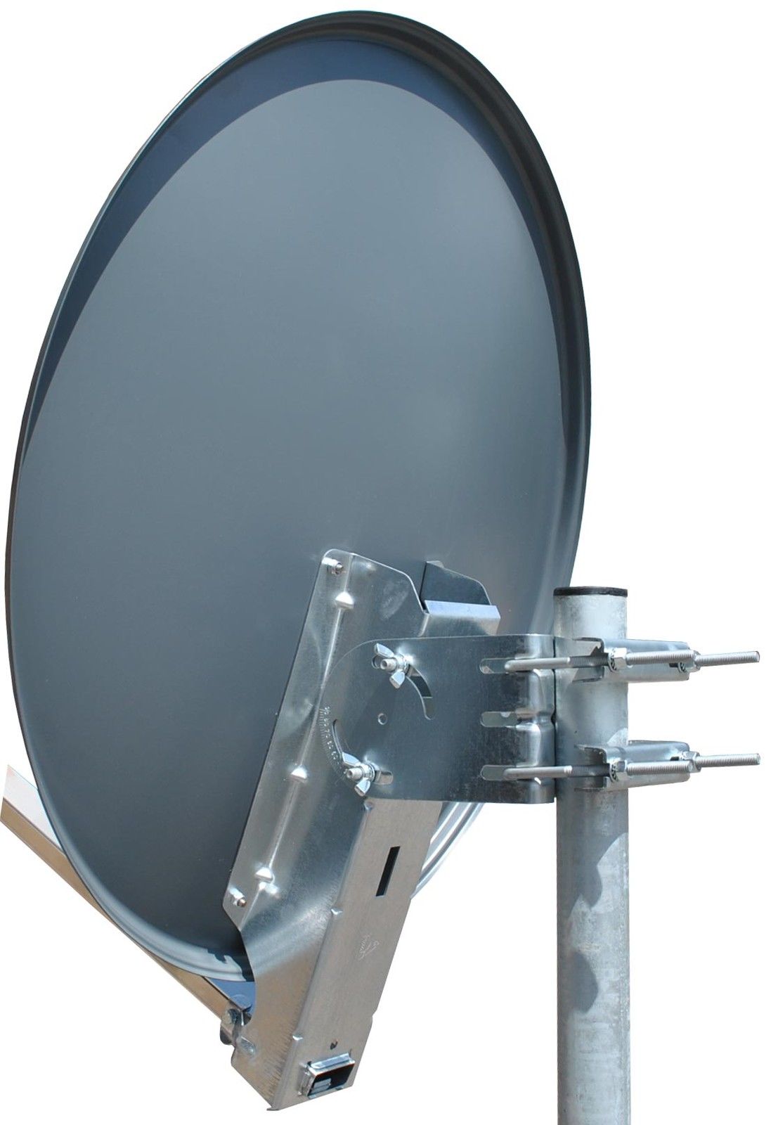 Digitale Sat Anlage Schüssel Gibertini 65 cm Antenne ALU Single LNB HD TV 3D  4K 