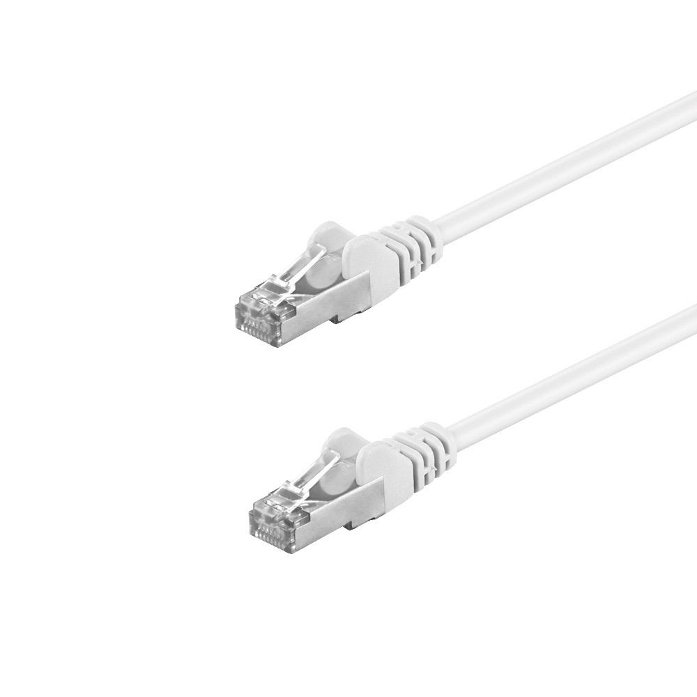 1,5m CAT5 Flaches Internetkabel Patchkabel LAN Netzwerkkabel DSL Kabel weiß 