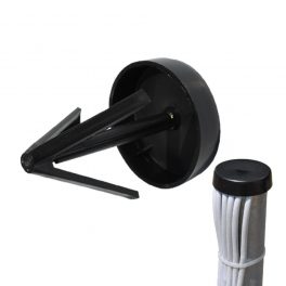 Mastkappe Mastschutz universal für Rohr Mast 35 - 38 - 40 - 48 - 50 - 58 - 60 mm